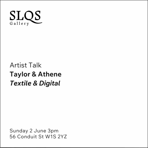 Artist Talk, Textile & Digital with Taylor & Athene