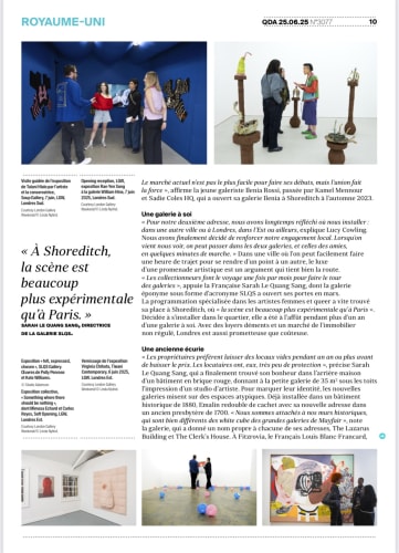 Galleries de Londres: Une scene en mouvement