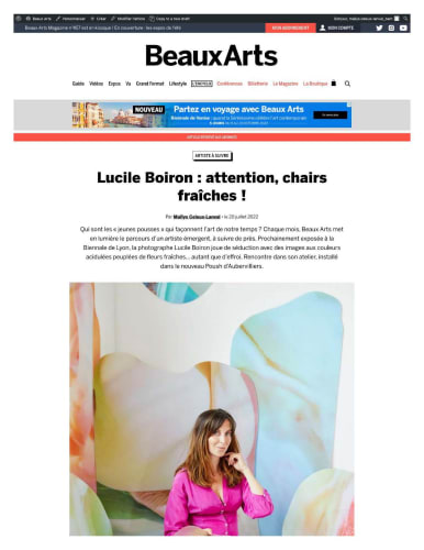 Beaux Arts, Lucile Boiron