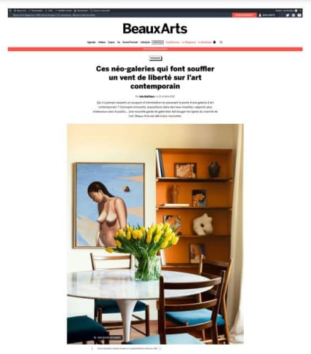 Beaux Arts , Ces néo-galerrie qui font souffler un vent de liberté sur l'art contemporain