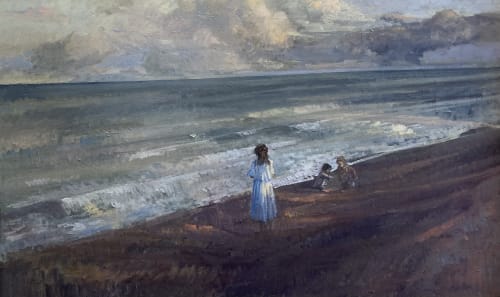 Peter Kuhfeld NEAC, 'On the Beach - St ives - Cornwall'