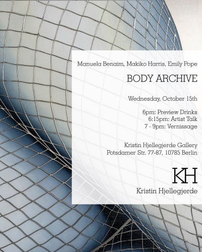 Artist Talk + Private View: Body Archive in conversation with Kimberly Bradley, Berlin, Germany
