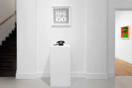 John Giorno group show "PHRASEOLOGY"