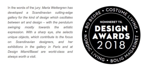 Danish Design Awards 2018 Nomination