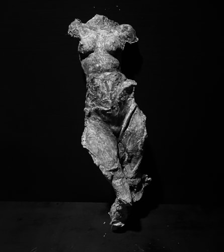 Zura Female Torso, 2021 Plaster Available in resin and bronze H. 22 x W. 8 x D. 5 in. (56 x 20 x 13 cm)