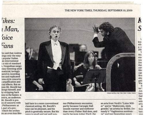 Joseph Grigely Songs Without Words (Andrea Bocelli), 2012 Digital pigment print on Hahnemühle photo rag paper 30 x 36 in. Ed. 2/3