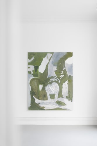 Installation view of Augusta Atla’s 2025 Wings of Desire exhibition at Alice Folker Gallery, showing multiple artworks displayed on gallery walls.