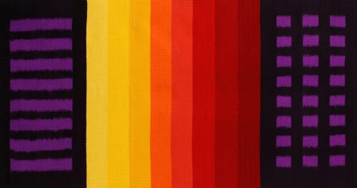 Sherri Woodard Coffey Purple Ikat