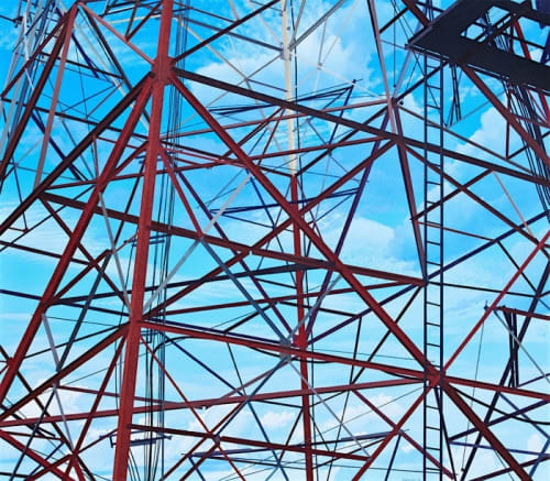 Pat Gabriel, Coexistence of Grace, Oil on Canvas, Corporate Collection Ben E Keith Company