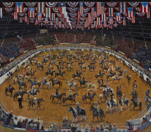 Jo LeMay Rutledge, "Rogers Over and Out" 2017. Giclee Print. 16.5 x 19." Edition of 100.