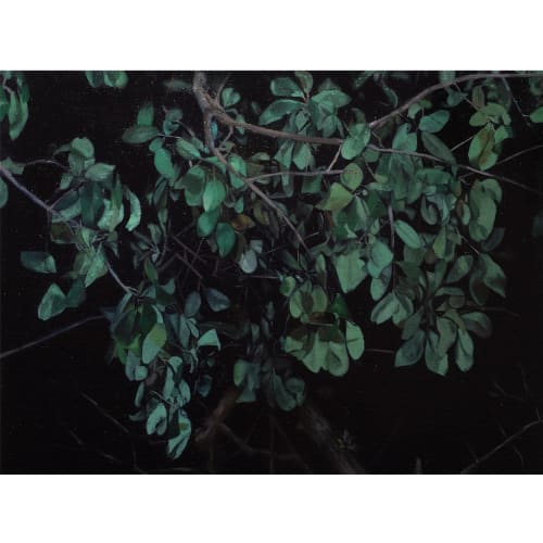 Night Walk # 3, 2022, 60X40″, oil on canvas