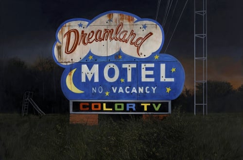 Daniel Blagg Dreamland, 2016 Oil on canvas 38 x 58"