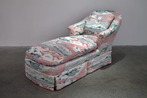 Japanese-Inspired Fabric for a Rhode Island Chair