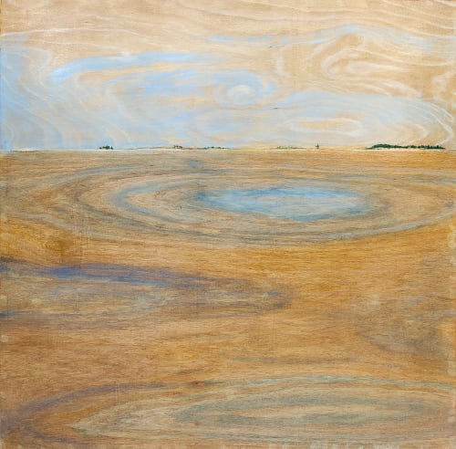 Prayers for the Innocent, Prayers for the Guilty 2003-04, acrylic, collage, ink on board, 72” x 72” Courtesy of the Estate of Donnamaria Bruton and Cade Tompkins Projects