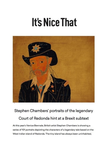 Stephen Chambers' Portraits of the Legendary Court of Redonda Hint at a Brexit Subtext