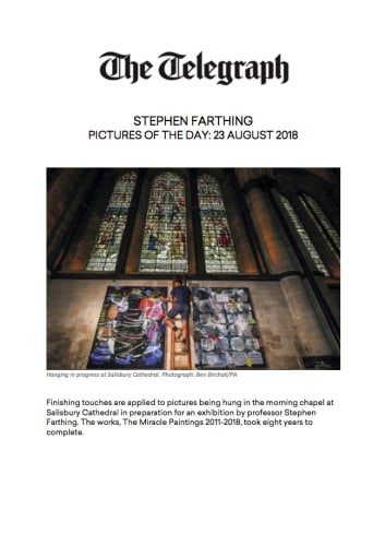 Pictures of the Day: August 2018 featuring Stephen Farthing