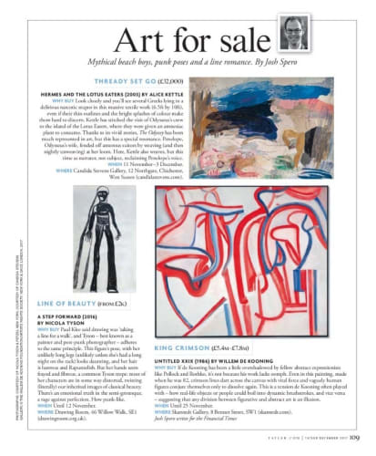 Art For Sale, featuring Alice Kettle