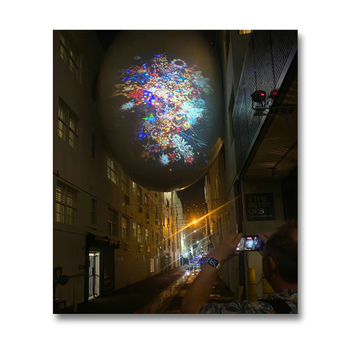 The Future Eternal, video projection at the iconic Betsy Hotel Orb