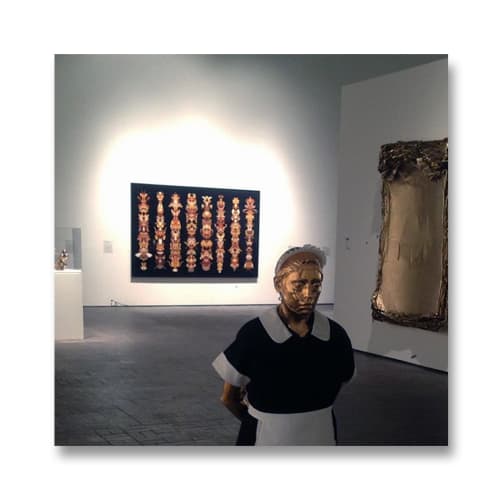 Gold (traveling exhibit), group exhibit, curated by Jose Diaz, Neuberger Museum, Purchase, NY (previously at the Bass Museum of Art,...