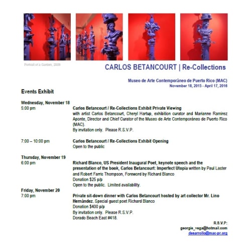 Museo de Arte Contemporaneo de Puerto Rico exhibit opening