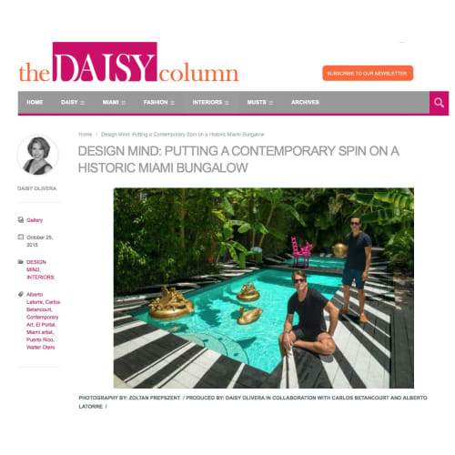 Media DAISY COLUMN essay and Photos on HOUSE