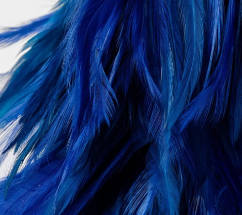 Detail of Tu Ashé Yemanya, 2015 Coconut, textile, feathers, and hemp rope Unique work 120 x 10 cm