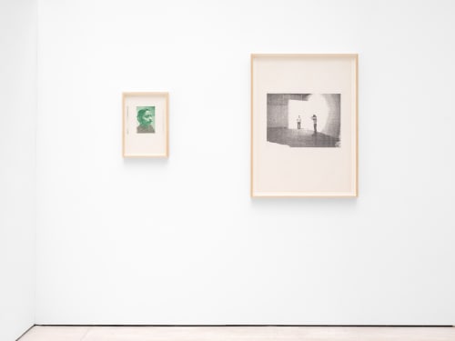 Installation View of Jerry B. Martin: Four drawings on Performance