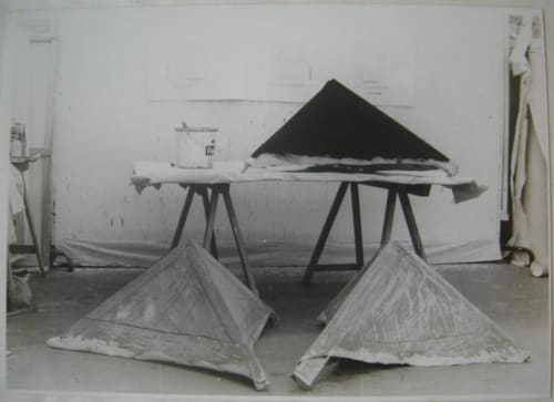 Karin Lambrecht, Untitled, 1981, 80 x 80 x 80 cm each. Realized during the classes of Professor Raimund Girke of HDK Berlin. Photo Karin Lambrecht. Courtesy of the artist