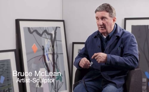 Bruce Mclean at Worton Hall Studios