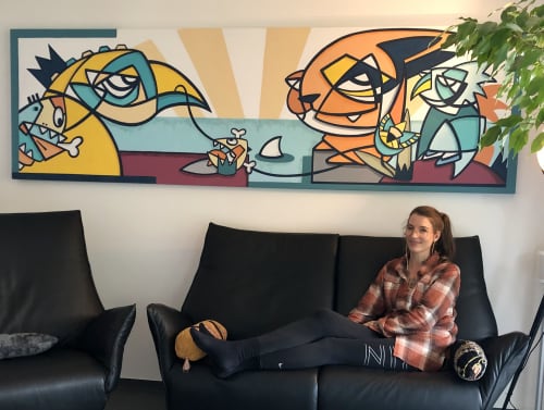 Commission painting for Lukas