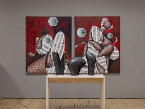 Artists: Christian Butterfield and Vincent Barré. Photo: Toni Hafkenscheid.