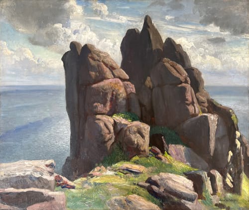 Carn Barges by Dame Laura Knight