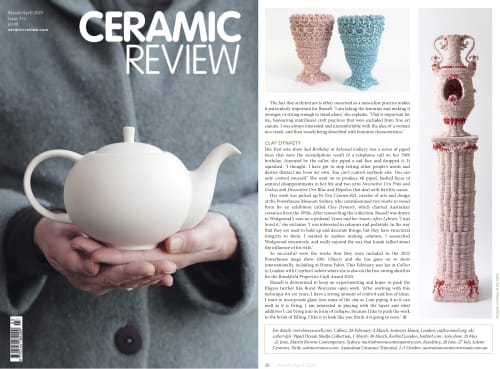 Ceramic Review | Ebony Russell 'Piped Dreams'