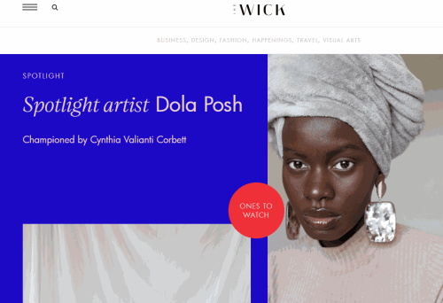 Spotlight artist Dola Posh Championed by Cynthia Valianti Corbett | The Wick Culture