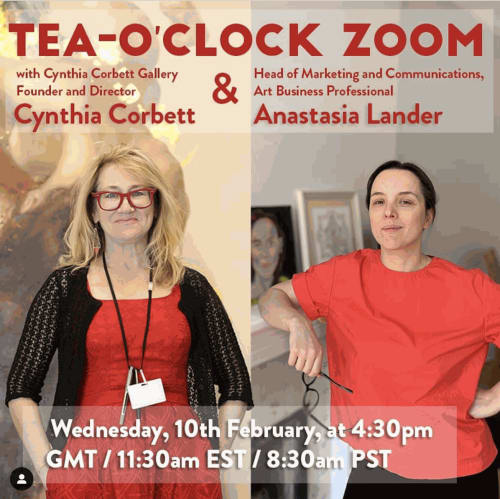 Upcoming Tea-o'clock Zoom | Art market