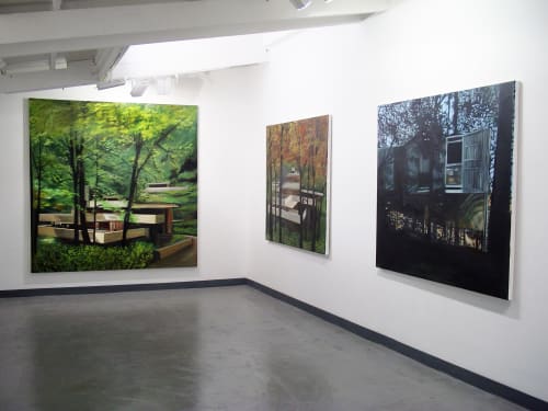 Studio in the woods, Lead White Gallery, Dublin, Ireland
