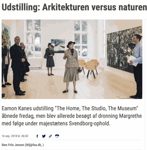 Newspaper Article: ARKITEKTUREN VERSUS NATUREN, Fyns Amt Avis