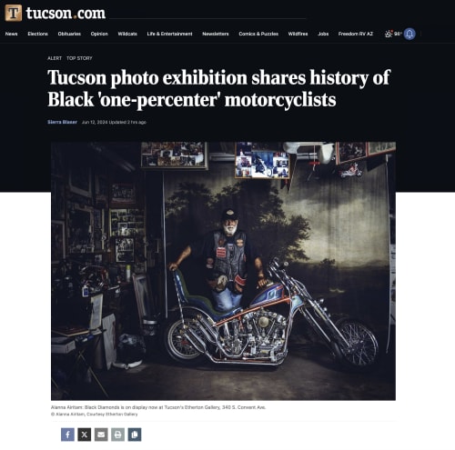 Tucson photo exhibition shares history of Black 'one-percenter' motorcyclists