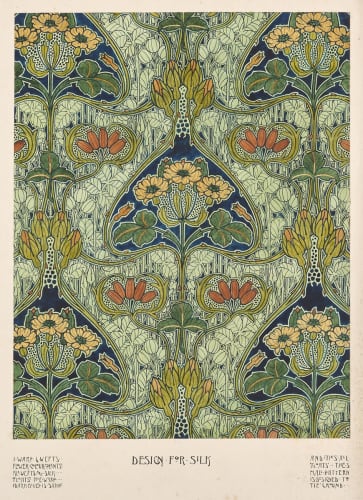 'Design for Silk' for the National Competition, 1902
