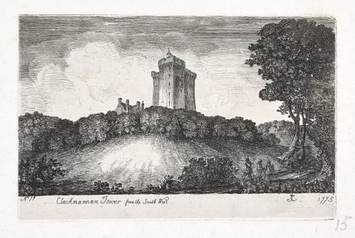 Clackmannan Tower from the South West, exhibited 2020 - SOLD