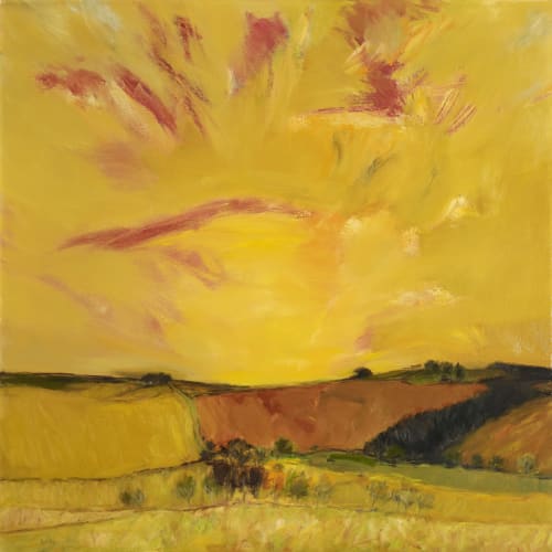 Sunset over Fife, exhibited 2015 - SOLD