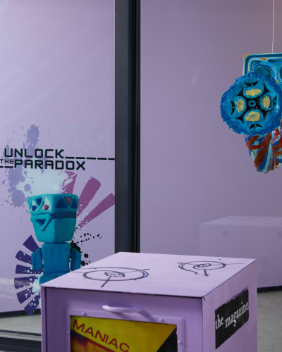 Installation view of Unlock the Paradox at form & concept