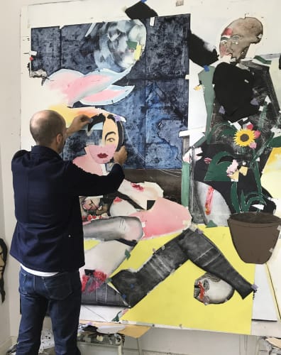 Magnus Plessen - In the Studio 2017, Courtesy of the artist.