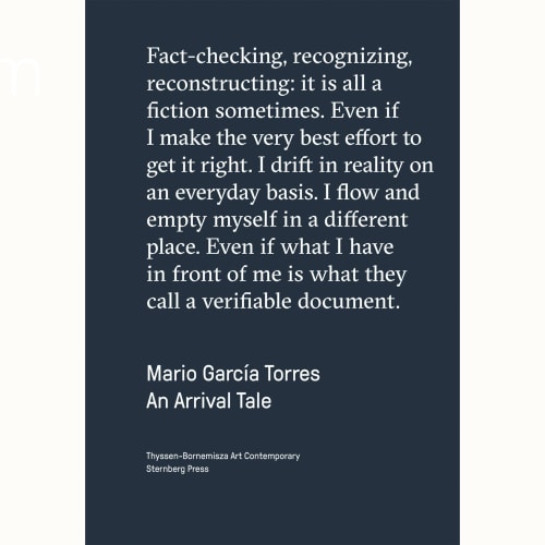 An Arrival Tale, Mario Garcia Torres
