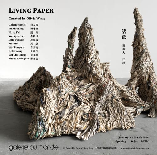 群展《活紙》, 策展人：汪鈴