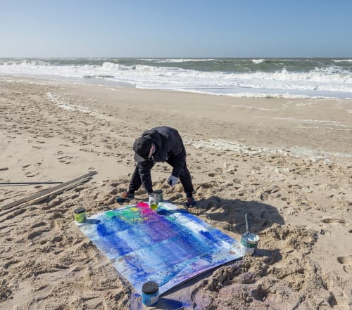Janus Hochgesand am Kampener Strand