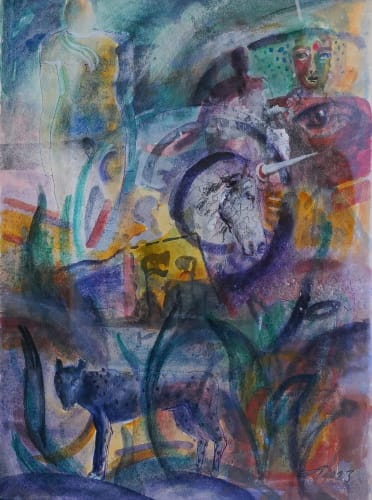 Im Traum besuchte mich das Einhorn, Einzelausstellung Frank Schult (geb. 1948)