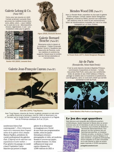 Paris Gallery Weekend, Jolie promenade