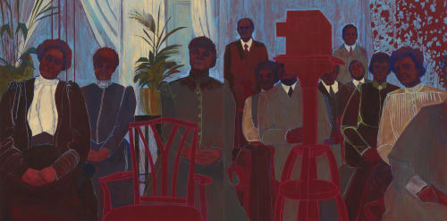 Pamela Phatsimo Sunstrum, Mumbo Jumbo and The Committee (detail), 2022.