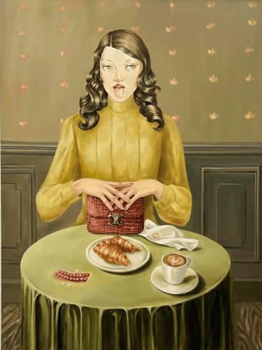 Serpil Mavi Üstün, Monday Morning, 2023, (detail). Courtesy of the artist and Galerie Marguo.